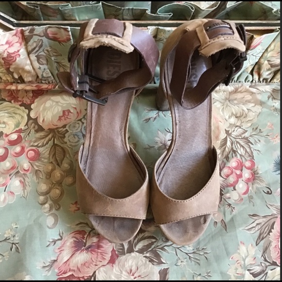 Diesel Distressed Leather Ankle Strap Sandals Sz 7 - Picture 8 of 14